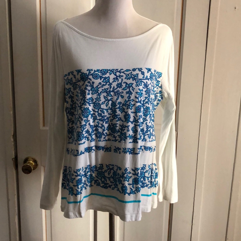 Women’s XL Old Navy Long Sleeve Flowered Tee